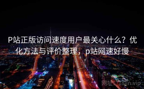 P站正版访问速度用户最关心什么？优化方法与评价整理，p站网速好慢