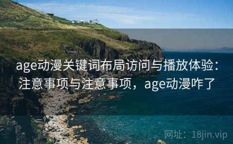 age动漫关键词布局访问与播放体验：注意事项与注意事项，age动漫咋了