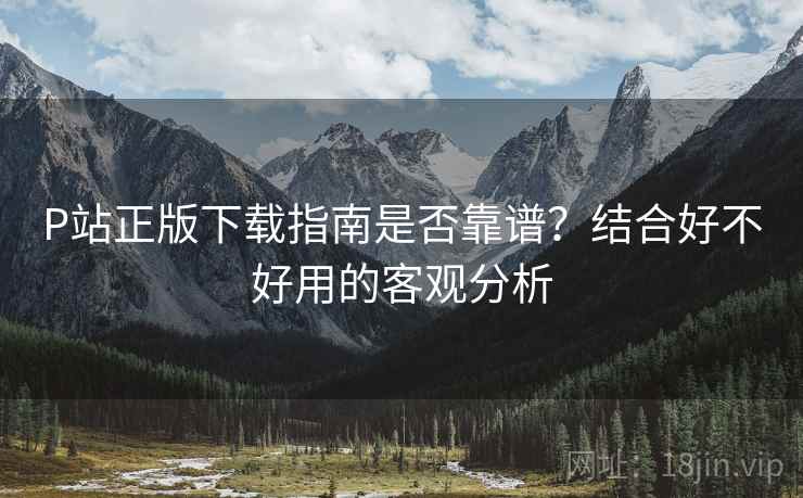 P站正版下载指南是否靠谱？结合好不好用的客观分析