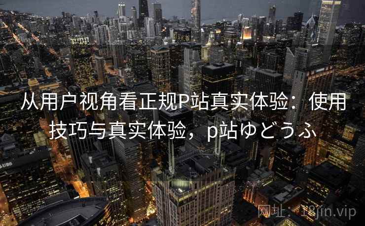 从用户视角看正规P站真实体验：使用技巧与真实体验，p站ゆどうふ