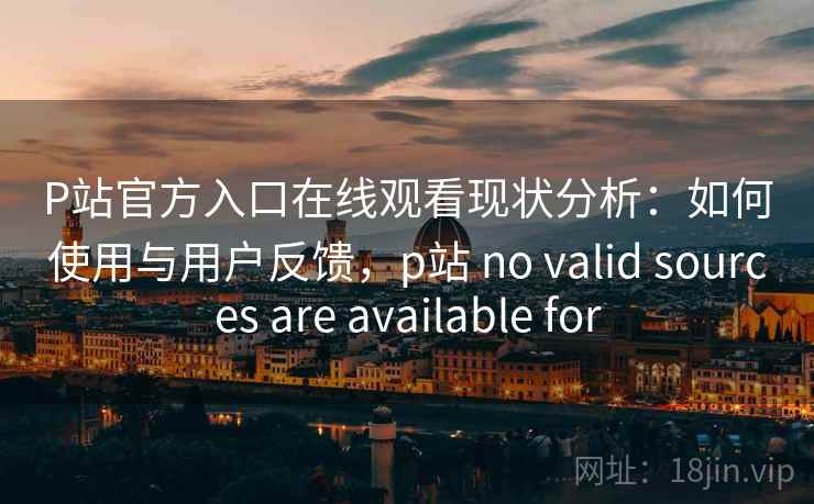P站官方入口在线观看现状分析：如何使用与用户反馈，p站 no valid sources are available for