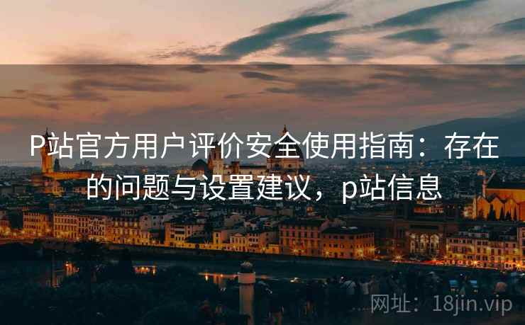 P站官方用户评价安全使用指南：存在的问题与设置建议，p站信息