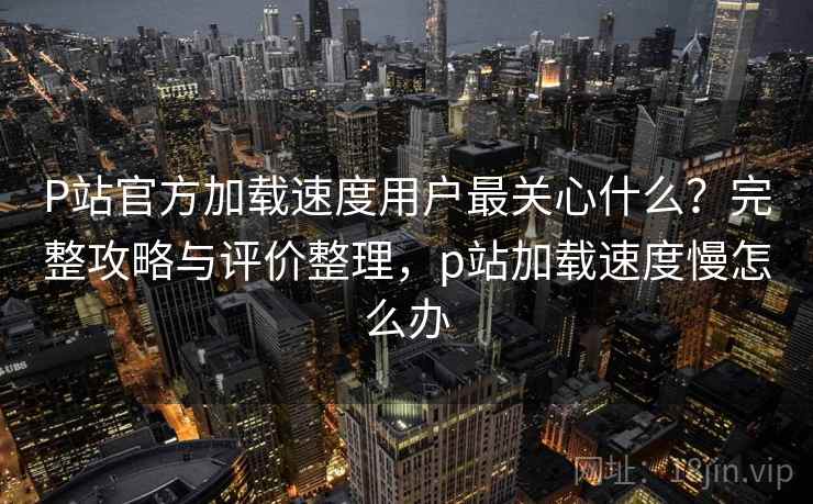 P站官方加载速度用户最关心什么？完整攻略与评价整理，p站加载速度慢怎么办