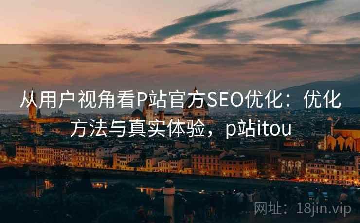 从用户视角看P站官方SEO优化：优化方法与真实体验，p站itou