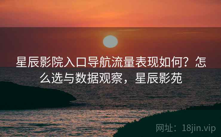 星辰影院入口导航流量表现如何？怎么选与数据观察，星辰影苑