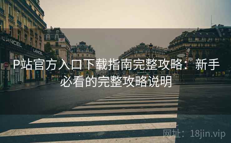 P站官方入口下载指南完整攻略：新手必看的完整攻略说明