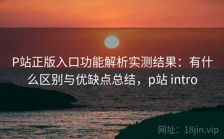 P站正版入口功能解析实测结果:有什么区别与优缺点总结,p站 intro P站正版入口功能解析实测结果:有什么区别与优缺点总结,p站 intro