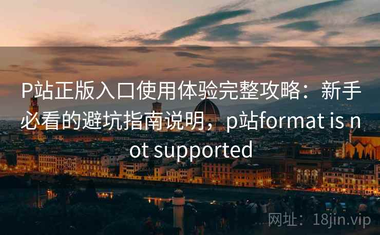 P站正版入口使用体验完整攻略:新手必看的避坑指南说明,p站format is not supported P站正版入口使用体验完整攻略:新手必看的避坑指南说明,p站format is not supported